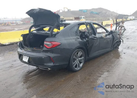 2021 Acura Tlx A-Spec Package z USA, uszkodzony, nr VIN 19UUB6F57MA003657